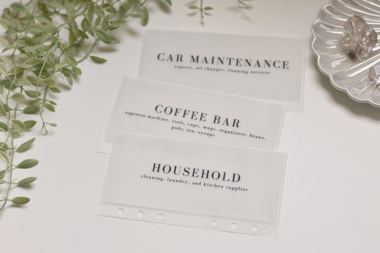 Descriptive Cash Envelope