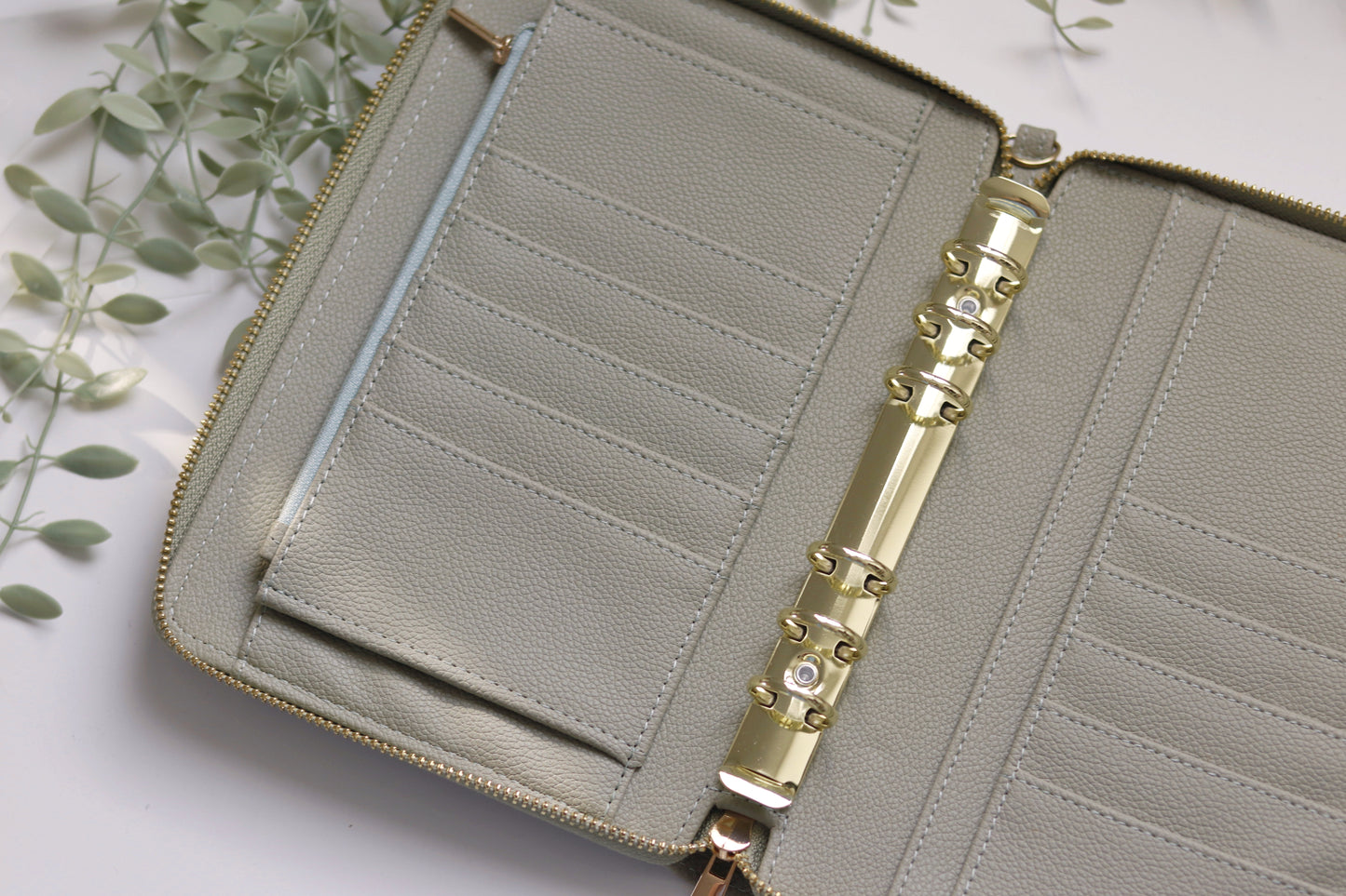 Zipper Budget Binder | Oat