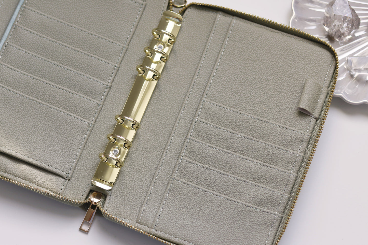 Zipper Budget Binder | Oat