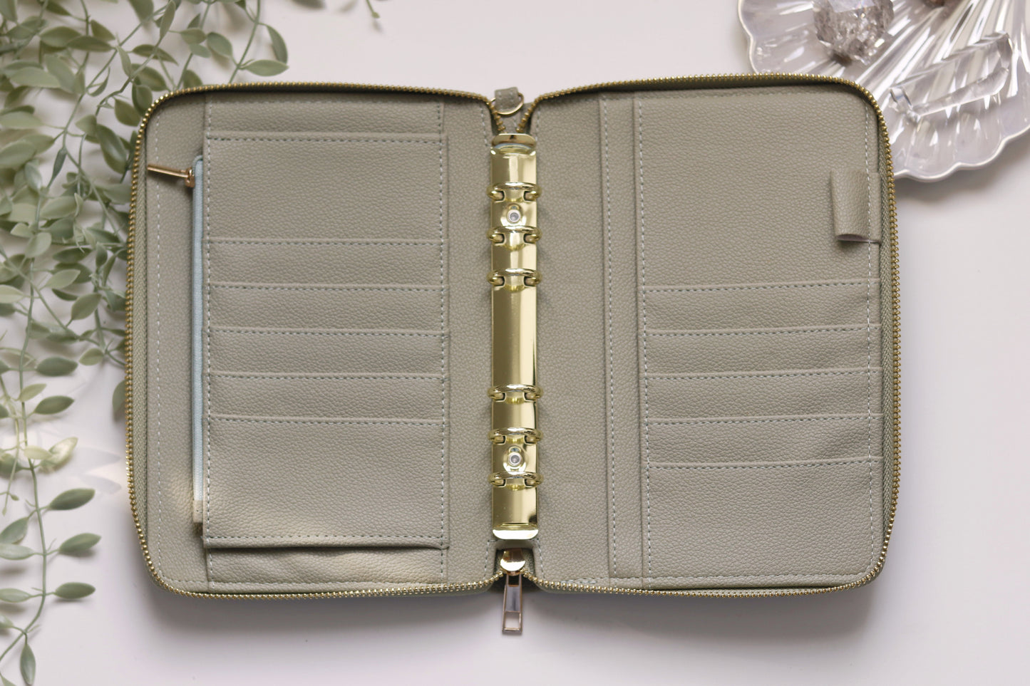 Zipper Budget Binder | Oat
